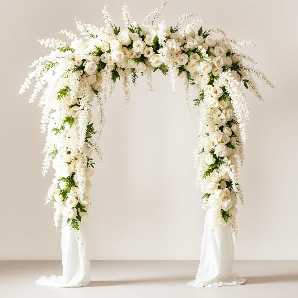 Ivory Bloom Arch
