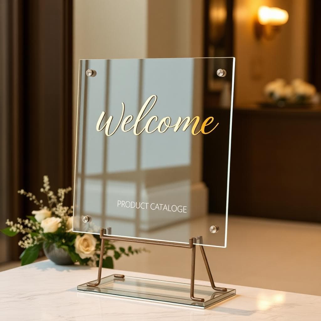 Acrylic Welcome Sign