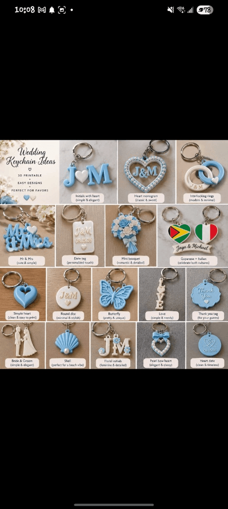 Interlocking Rings Keychain