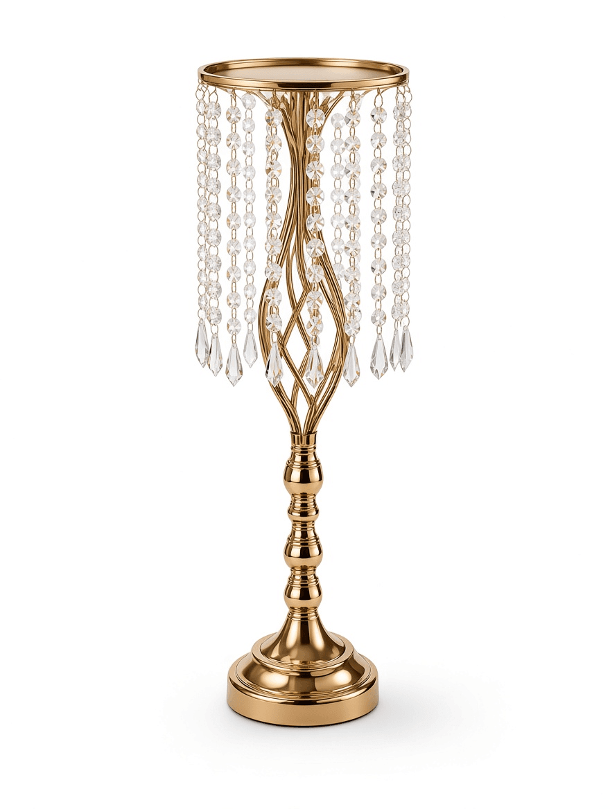 Rose Gold Crystal Stand