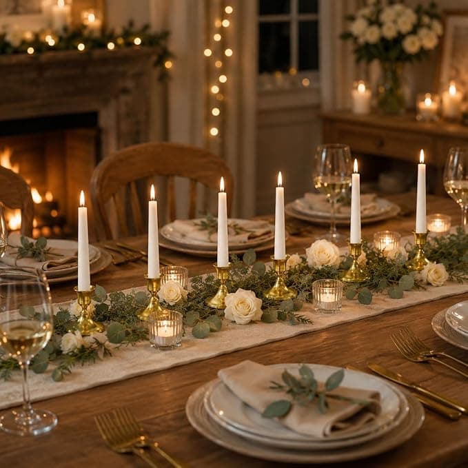 Vintage Brass Gold Candle Holders